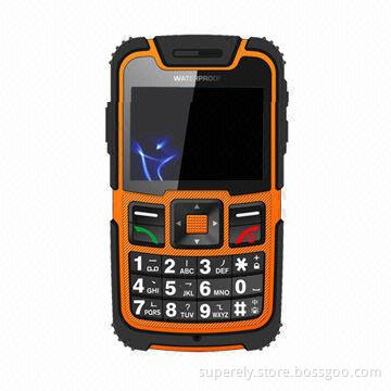 Waterproof Senior Phone with Dual SIM Card/Shockproof/Dustproof/QWERTY Keyboard and Touchscreen